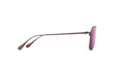 Image of Maui Jim Beaches Polarized Aviator Sunglasses, Matte Brushed Burgundy Frame, Maui Sunrise Lens, Matte Brushed Burgundy P541-07M