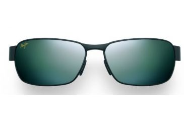 Image of Maui Jim Black Coral Sunglasses, Matte Black Frame, Grey Lenses 249-2M