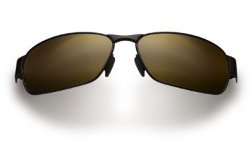 Image of Maui Jim Black Coral Sunglasses, Matte Espresso Frame, HCL Bronze Lenses H249-19M