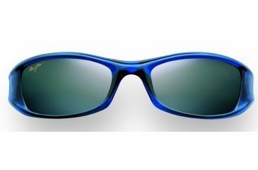 Image of Maui Jim Shaka Sunglasses - Blue Frame, Neutral Grey Lenses - 105-03