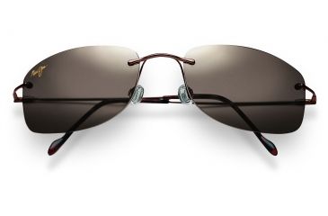 Image of Maui Jim Lahaina Sunglasses - Metallic Gloss Copper Frame, Maui Rose Lenses - R450-23