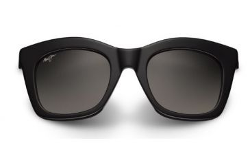 Image of Maui Jim Coco Palms Sunglasses,Square,Gloss Black Frame,Polarized Neutral Grey Lens GS720-02