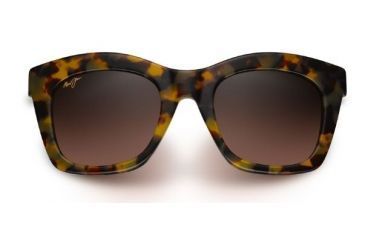 Image of Maui Jim Coco Palms Sunglasses,Square,Tokyo Tortoise Frame,Polarized Maui Rose Lens RS720-10L