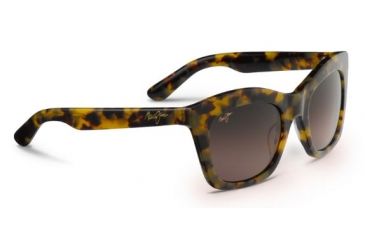 Image of Maui Jim Coco Palms Sunglasses,Square,Tokyo Tortoise Frame,Polarized Maui Rose Lens RS720-10L