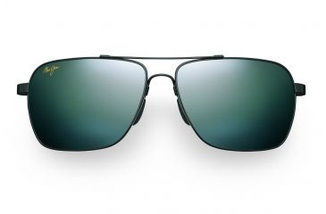 Image of Maui Jim Freight Trains Sunglasses w/ Gunmetal w/ Black Tips Frame and Neutral Grey Lenses - 326-02