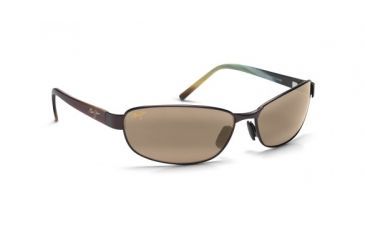 Image of Maui Jim H256 19m Napili Bay Matte Espresso Frame Hcl Bronze Lens Sunglasses