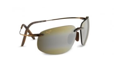 Image of Maui Jim H525 26 Mala Rootbeer And Copper Frame Hcl Bronze Lens Sunglasses