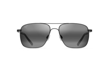 Image of Maui Jim Haleiwa Unisex Sunglasses,Gunmetal Frame,Polarized,Neutral Grey Lens, 328-02D