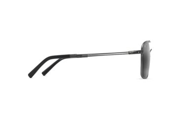 Image of Maui Jim Haleiwa Unisex Sunglasses,Gunmetal Frame,Polarized,Neutral Grey Lens, 328-02D