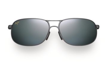 Image of Maui Jim Bayfront Sunglasses - Gloss Pewter Frame, Neutral Grey Lenses - 205-17