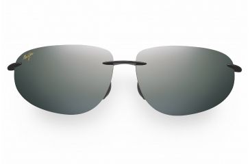 Image of Maui Jim Backyards Sunglasses - Gloss Black Frame, Neutral Grey Lenses - 424-02