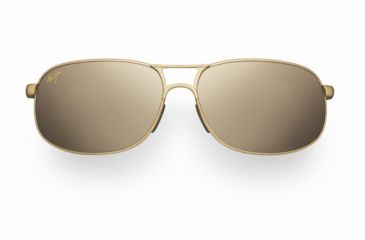 Image of Maui Jim Bayfront Sunglasses - Gold Satin Frame, HCL Bronze Lenses - H205-16