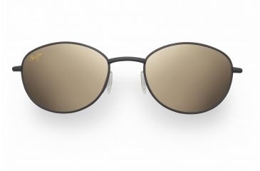 Image of Maui Jim Sand Dollar Sunglasses - Matte Black Frame, HCL Bronze Lenses - H216-2M