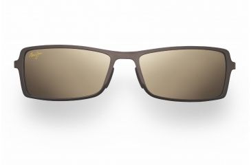 Image of Maui Jim Shark Pit Sunglasses - Brushed Bronze Frame, HCL Bronze Lenses - H228-20