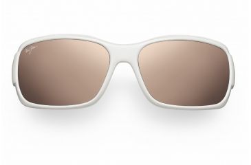 Image of Maui Jim Hamoa Beach Sunglasses - White Pearl Frame, Maui Rose Lenses - R226-05