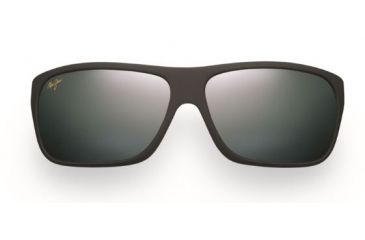 Image of Maui Jim Island Time Sunglasses w/ Matte Black Rubber Frame and Neutral Grey Lenses - 237-2M