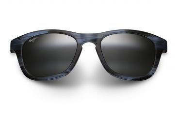 Image of Maui Jim KA'A Point Sunglasses,Square,Blue Frame,Polarized Neutral Grey Lens 713-03E