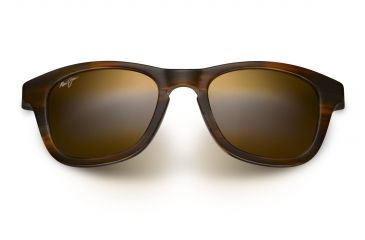 Image of Maui Jim KA'A Point Sunglasses,Square,Chocolate Frame,Polarized HCL Bronze Lens H713-01B