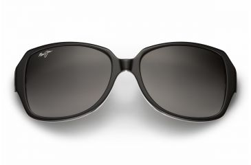 Image of Maui Jim Kalena Sunglasses - Black with Crystal Frame,Neutral Grey Lens GS299-02K