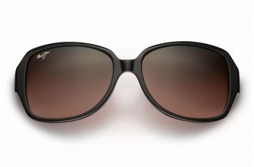 Image of Maui Jim Kalena Sunglasses - Gloss Black Frame,Maui Rose Lens RS299-02