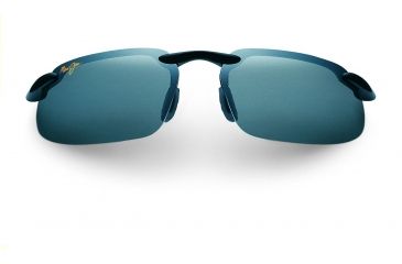 Image of Maui Jim Kanaha Sunglasses,Universal Fit - Gloss Black Frame,Polarized Neutral Grey Lens 409N-02