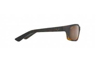 Image of Maui Jim Kanaio Coast Polarized Wrap  Sunglasses,Matte Tortoise Ombre,HCL Bronze Lens H766-10MF