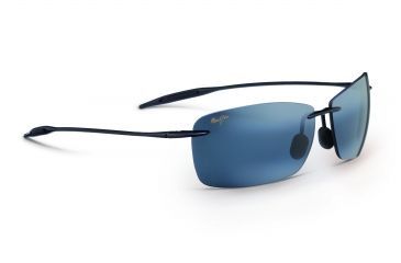 Image of Maui Jim Lighthouse Sunglasses w/ Gloss Black Frame and Neutral Grey Lenses - 423-02