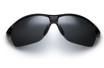 Image of Maui Jim Middles Sunglasses - Black Gold Frame and Neutral Grey Lens 428-02E