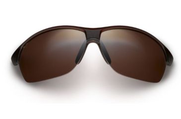 Image of Maui Jim Middles Sunglasses - Matte Rootbeer Frame and HCL Bronze Lens H428-26M