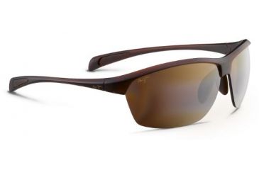 Image of Maui Jim Middles Sunglasses - Matte Rootbeer Frame and HCL Bronze Lens H428-26M