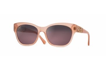 Image of Maui Jim Monstera Leaf Sunglasses, Guava Pink with Rose Gold Monstera Frame, Maui Rose Lens, RS747-09A
