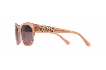 Image of Maui Jim Monstera Leaf Sunglasses, Guava Pink with Rose Gold Monstera Frame, Maui Rose Lens, RS747-09A