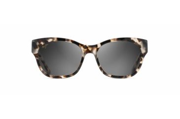 Image of Maui Jim Monstera Leaf Sunglasses, White Tokyo with White Gold Monstera Frame, Neutral Grey Lens, GS747-05T