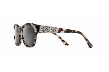 Image of Maui Jim Monstera Leaf Sunglasses, White Tokyo with White Gold Monstera Frame, Neutral Grey Lens, GS747-05T