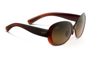 Image of Maui Jim Nahiku Sunglasses, Chocolate Fade Frame, HCL Bronze Lens, Polarized, HS436-01