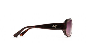 Image of Maui Jim Nalani Polarized Fashion  Sunglasses,Dark Tortoise,Maui Rose Lens RS295-10