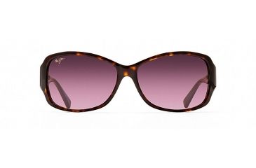 Image of Maui Jim Nalani Polarized Fashion  Sunglasses,Dark Tortoise,Maui Rose Lens RS295-10