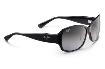 Image of Maui Jim Nalani Sunglasses - Gloss Black Frame and Neutral Grey Polarized Lens GS295-02