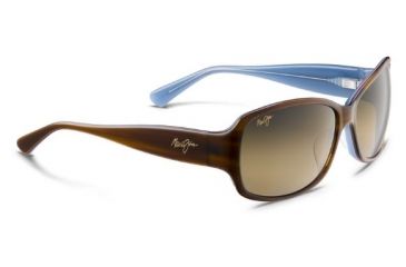 Image of Maui Jim Nalani Sunglasses - Tortoise w/White and Blue Interior Frame and HCL Bronze Polarized Lens GS295-03T