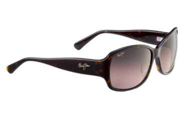 Image of Maui Jim Nalani Sunglasses - Dark Tortoise Frame and Maui Rose Polarized Lens RS294-10