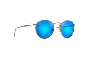 Image of Maui Jim Nautilus Sunglasses, Titanium Frame, Blue Hawaii Lens, Polarized, B544-11B