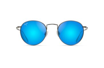 Image of Maui Jim Nautilus Sunglasses, Titanium Frame, Blue Hawaii Lens, Polarized, B544-11B