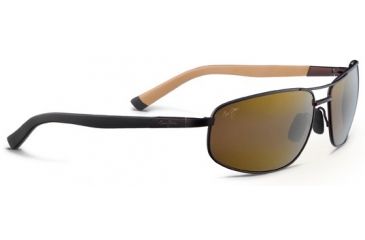 Image of Maui Jim North Point Sunglasses - Matte Chocolate Frame and HCL Bronze Lens H272-01M