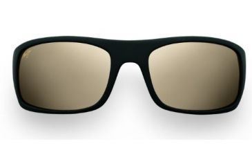 Image of Maui Jim Peahi Sunglasses w/ Matte Black Rubber Frame and HCL Bronze Lenses - H202-2M