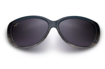 Image of Maui Jim Pikake Sunglasses, Neutral Grey, Teal Fade to Grey Stripe GS290-03CA