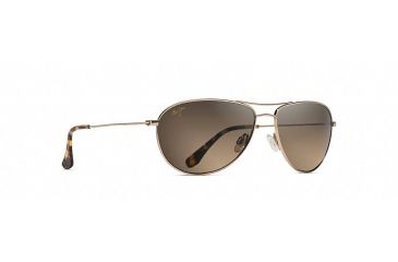 Image of Maui Jim Sea House Polarized Aviator  Sunglasses,Gold,HCL Bronze Lens HS772-16