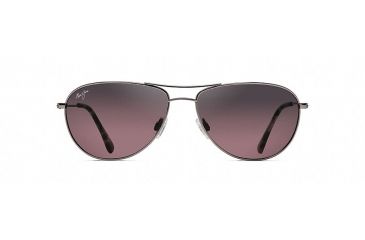 Image of Maui Jim Sea House Polarized Aviator  Sunglasses,Rose Gold,Maui Rose Lens RS772-16R