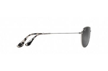 Image of Maui Jim Sea House Polarized Aviator  Sunglasses,Silver,Neutral Grey Lens GS772-17