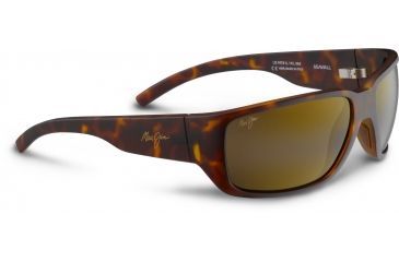 Image of Maui Jim Seawall Sunglasses, Matte Tortoise, HCL Bronze Lenses, Matte Tortoise H235-10M