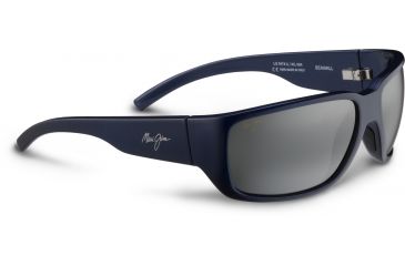 Image of Maui Jim Seawall Sunglasses, Midnight Blue, Grey Lenses, Midnight Blue 235-03H